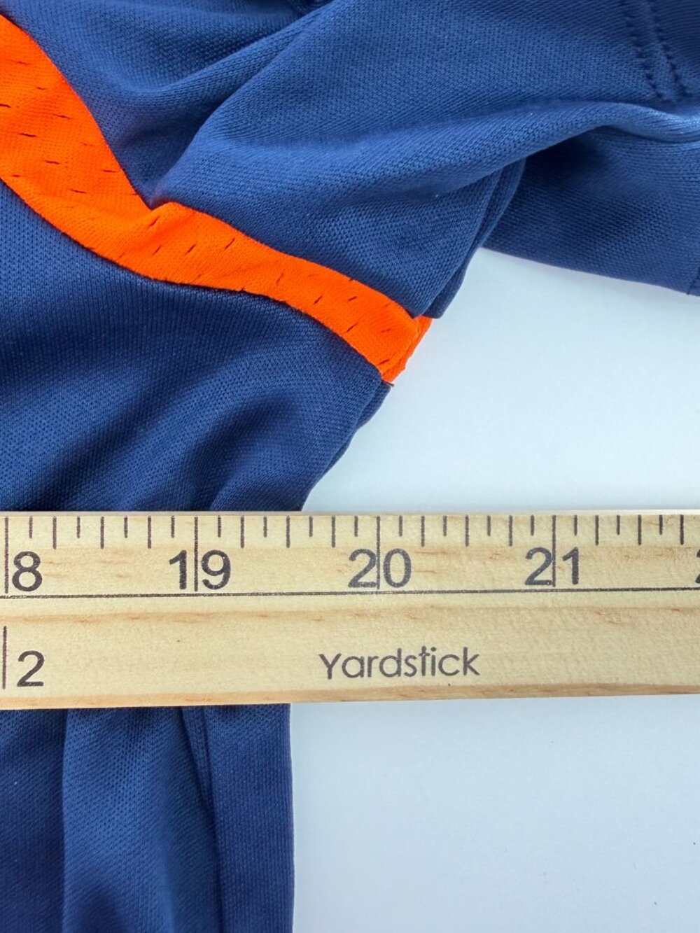 NFL Team Apparel Denver Broncos Women's Lace Up Jersey Shirt Blue Orange Large E - Picture 5 of 5